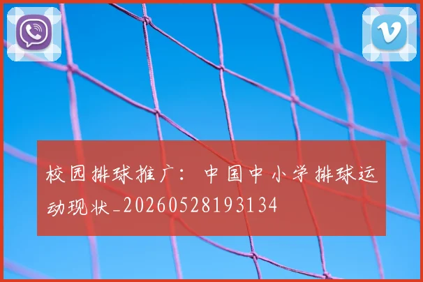 校园排球推广:中国中小学排球运动现状_20260528193134